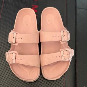 Kids Pink Slide Sandals